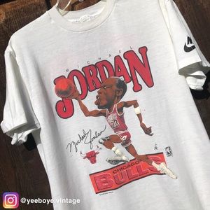 Vintage 90s Michael Jordan Bulls Salem Brushed Tee